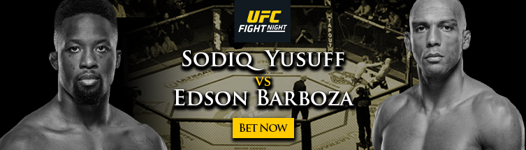 UFC Fight Night: Yusuff vs. Barboza Betting